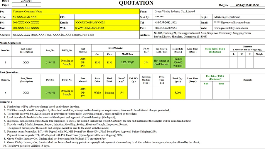 download quotation